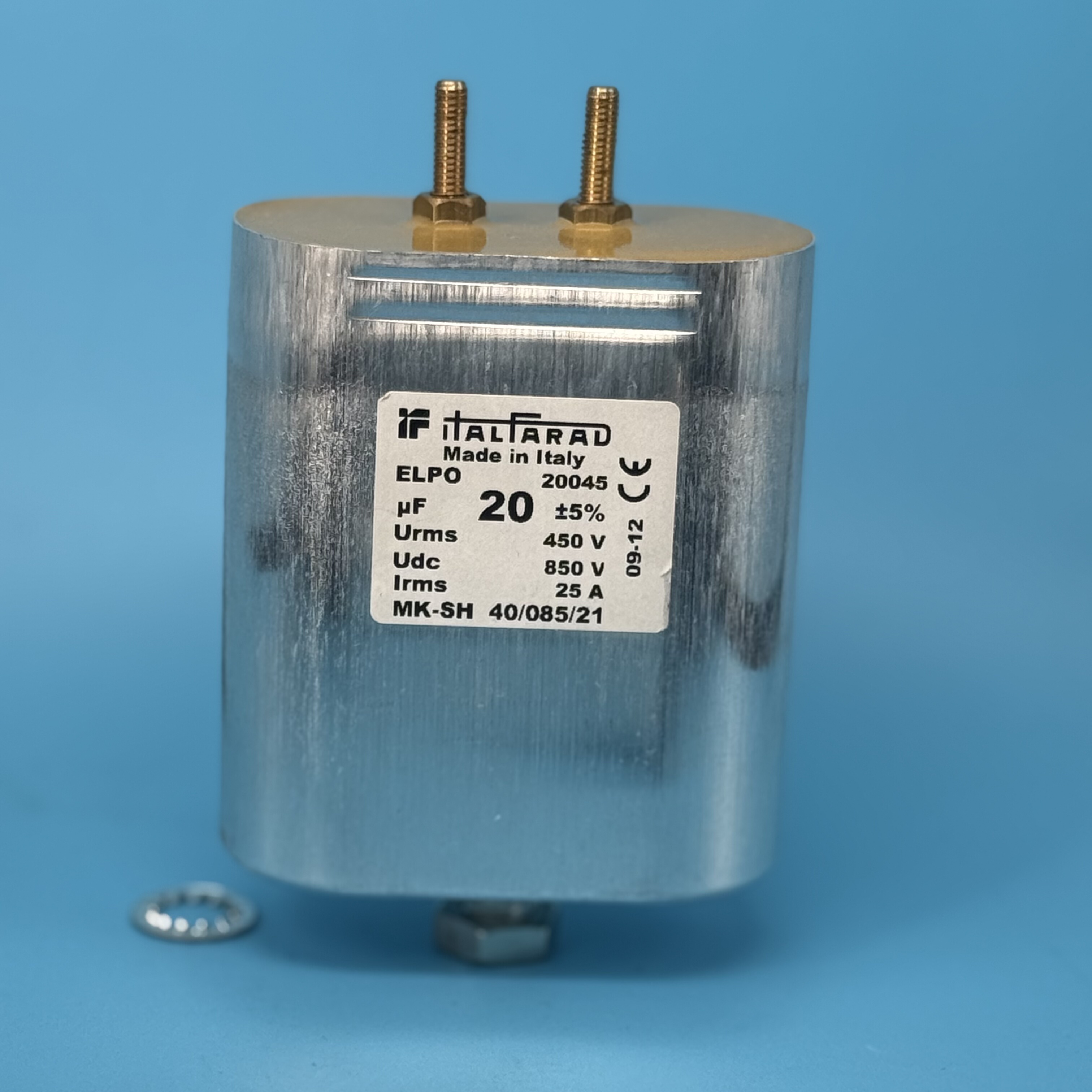 意大利IF italfarad 850V20UF 铜柱高压胆机滤波薄膜电容全新正品