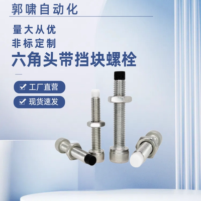 圆柱头 尾部带挡块螺钉 TDB22-M8/TDB22-M10-L20 L25 L30 L40 L50