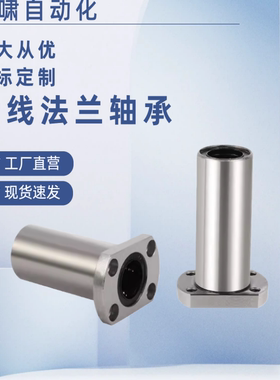 LHFCWF/LHFCWMF10 12 13 16 20 25 30椭圆法兰钢保直线轴承双衬型