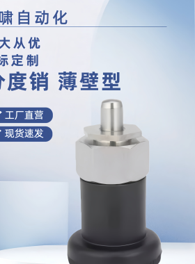 薄壁复位型 分度销ZAC60-d6-L8.5/d8-L8.5/10/10.5/12夹装安装型