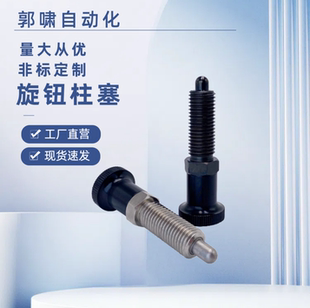 细牙旋钮柱塞螺纹加长型PXAL8分度销SXPAL10拉拔销PXKL12 SXPKL16