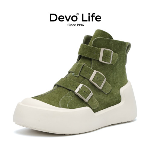 DevoLife的沃软木鞋休闲时尚