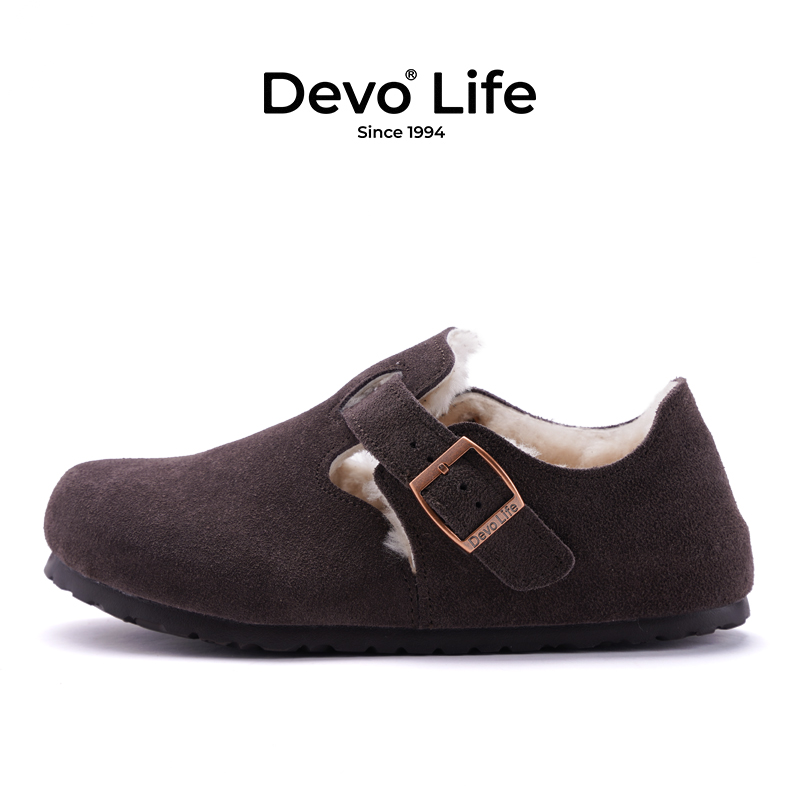 DevoLife冬季休闲软木全包加毛