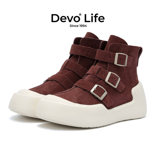 DevoLife的沃软木鞋休闲时尚