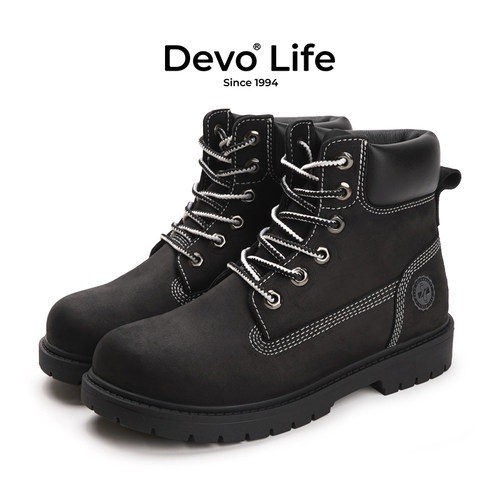 DevoLife新款牛皮马丁靴