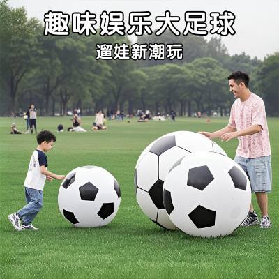 户外充气大足球亲子互动儿童玩具球幼儿园专用皮球沙滩草地巨型球
