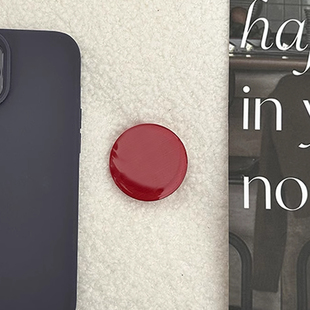 ins小众克莱因蓝英文酒红气囊支架3M粘贴手持方便桌面懒人看剧