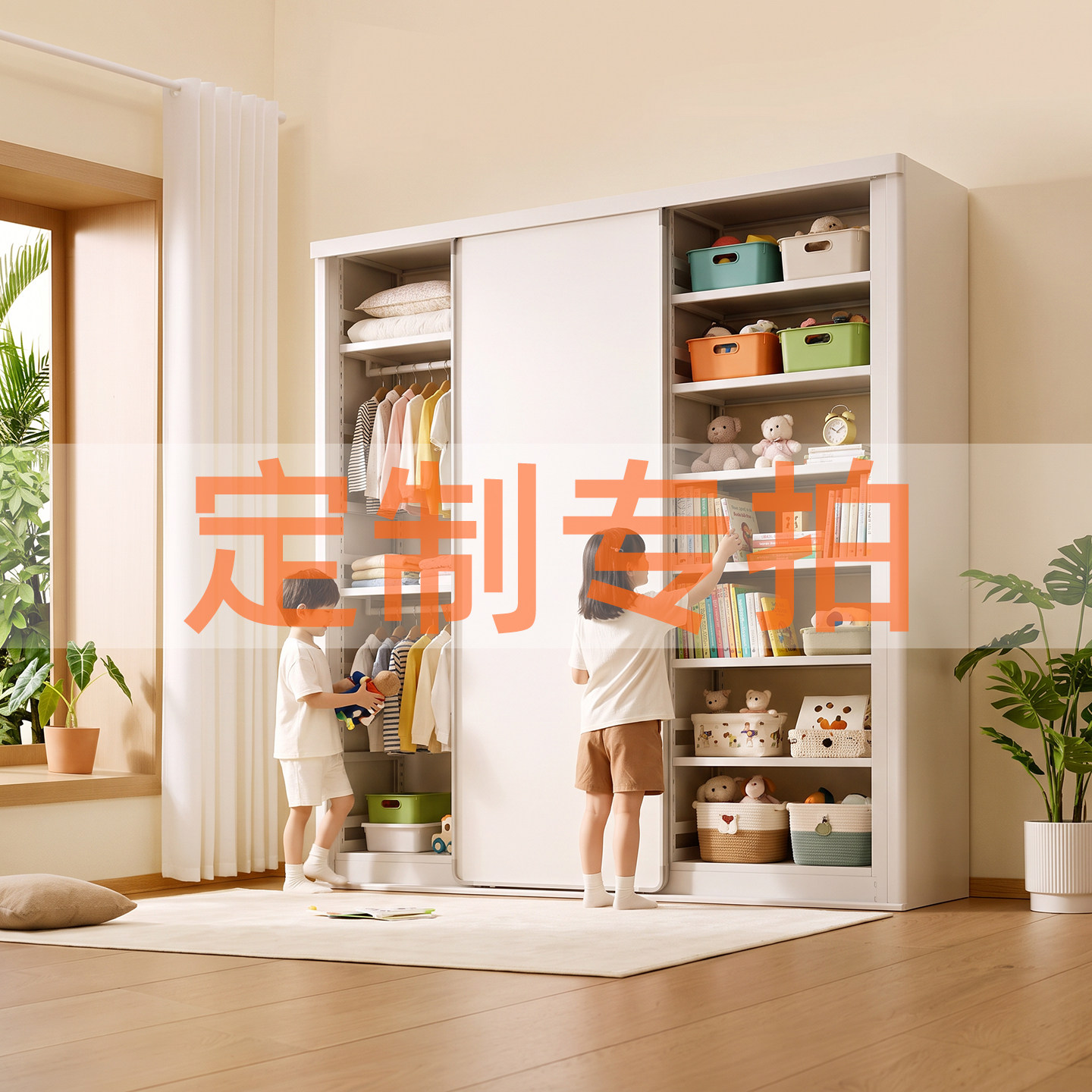 【多规格】钢制书架儿童绘本架图片
