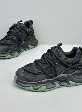 2026新款厚底潮牌老爹鞋高级感炸街欧洲站青年防滑增高运动潮男鞋