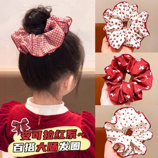 儿童皮筋大肠发圈女童高级感网红发绳扎头绳新款扎丸子头马尾发饰