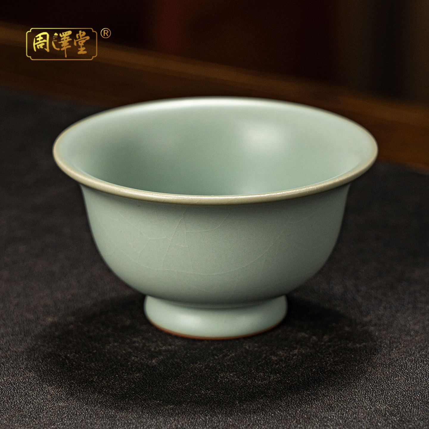 汝窑主人杯压手杯单杯