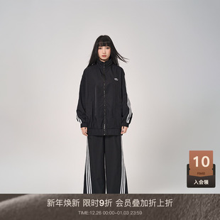 宽松女士外套宽松慵懒风阔腿裤 LOUZING休闲运动套装 女2025新款