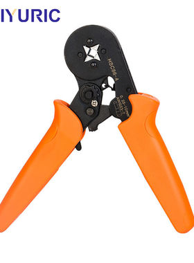 自调试压接钳管型压线钳四边形端子自调试方形E型管H86-4黄色（0.