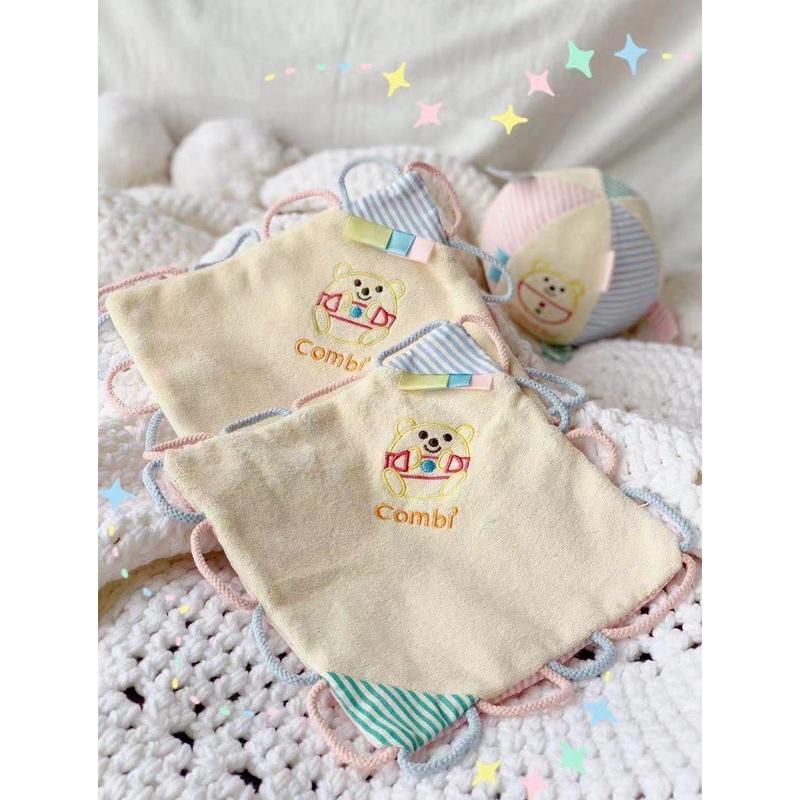 日本c*mbi婴儿纯棉毛巾料撕扯巾响纸宠物狗狗发声玩具猫咪安抚巾