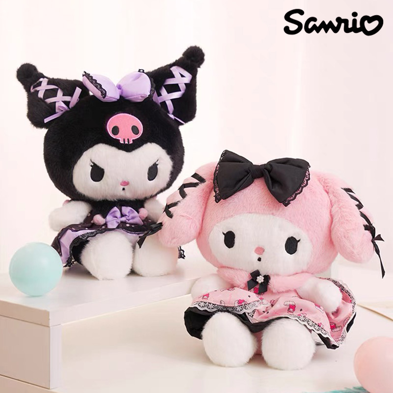 三丽鸥正版毛绒库洛米玩偶美乐蒂公仔酷洛米娃娃毕业礼物抱枕女生