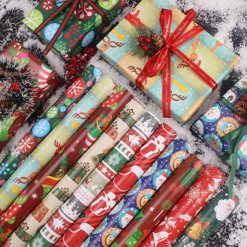 Christmas Wrapping Paper Gift Wrap Artware Packing Package