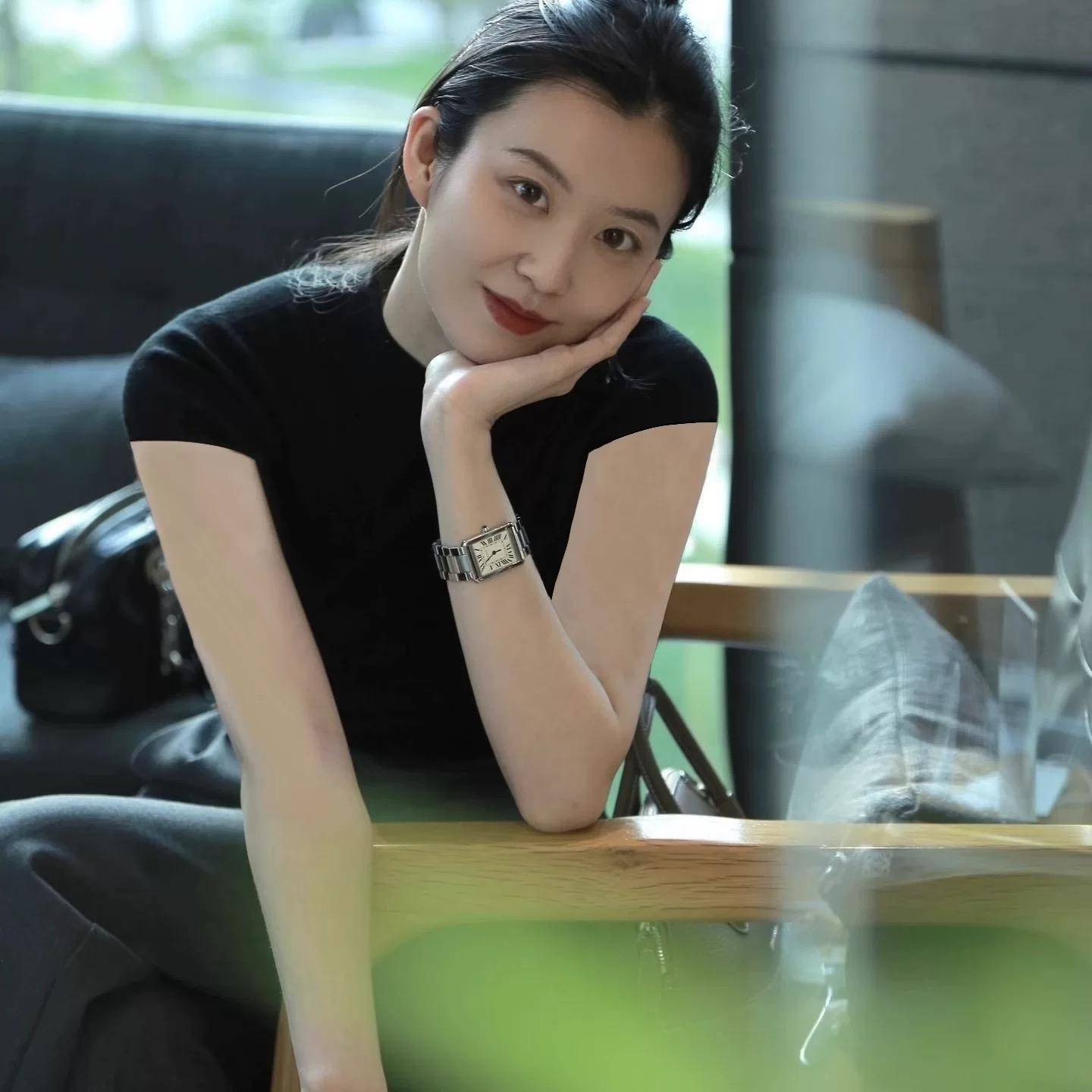法式半高领天丝针织飞飞袖上衣女夏季薄款连肩袖黑色套头T恤衫