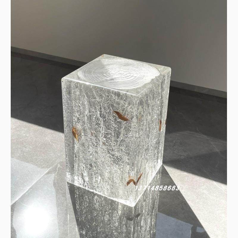 亚克力透明墩子轻奢合晶非树脂边几茶室坐凳客厅水晶凳子摆件两用,商业/办公家具,商用休闲凳,淘宝优惠券,粉丝福利购,淘宝优惠卷