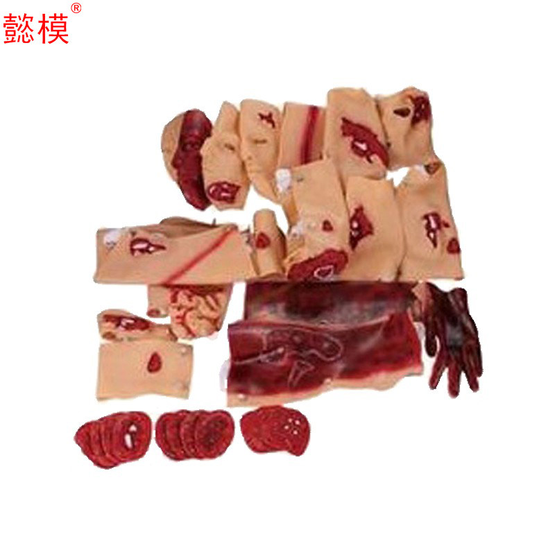 懿模 110-43 43部件创伤评估模块 可练习止血、清洗、消毒、包扎、固定和搬运等急救现场常用技术