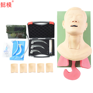 懿模 CK1261S 高级气道管理模拟人 可进行鼻咽通气管、喉罩、气管插管、环甲膜穿刺、环甲膜切开气管切开训练