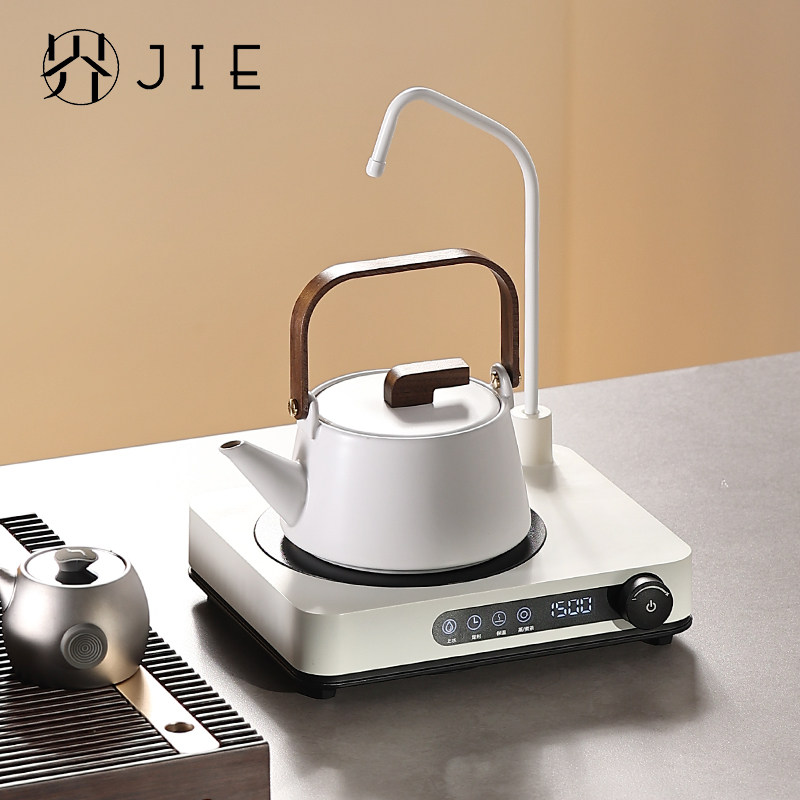 2025新款自动上水电陶炉煮茶器陶瓷提梁壶家用大功率养生壶烧水壶