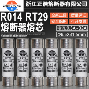 正浩正熔熔芯RT29 R014 8.5x31.5mm 10A 12A 15A 16A 20A 25A保险