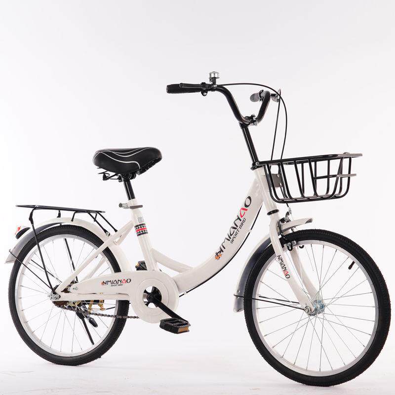 自行车通勤单车轻便男女款自行车中大学生20自行车成人款24寸拉车