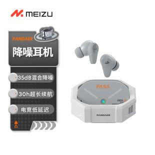 PANDAERPASA降噪耳机35dB混合降噪30h超长续航电竞 魅族 MEIZU