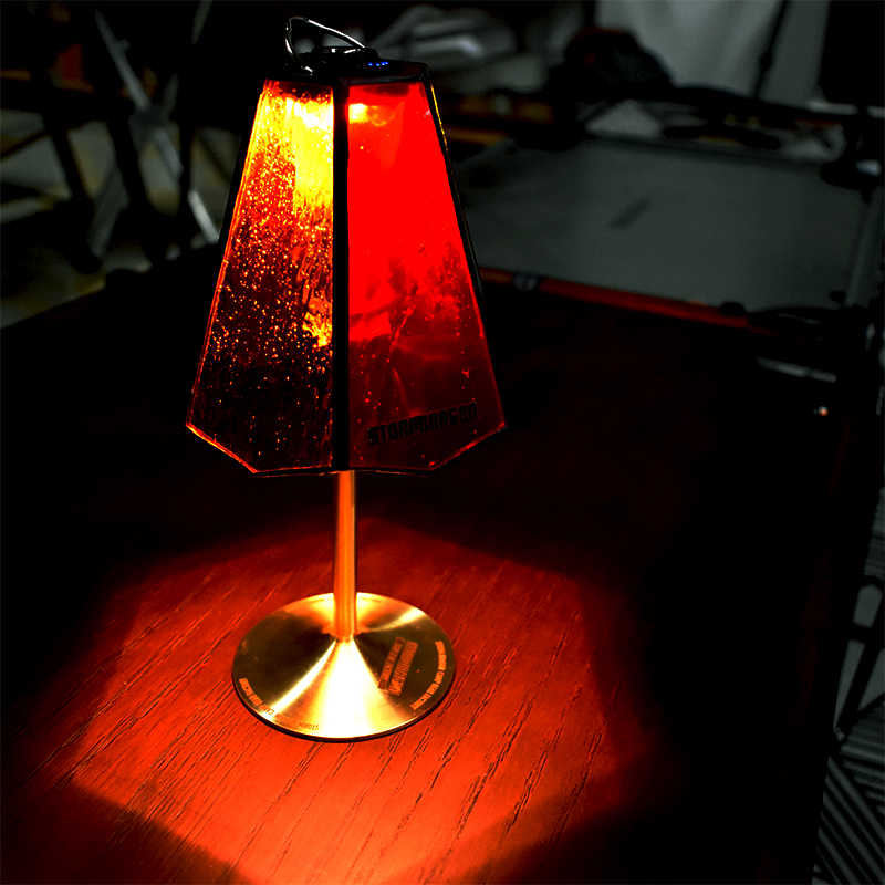 goalzero灯罩复古琉璃氛围台灯罩做旧灯衣户外精致露营黑狗GZ灯罩