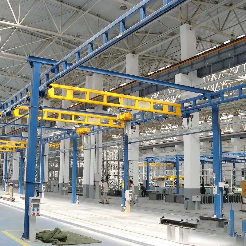 车间组合式悬挂起重机0.5吨1吨KBK起重机kbk悬挂轨道柔性起重机