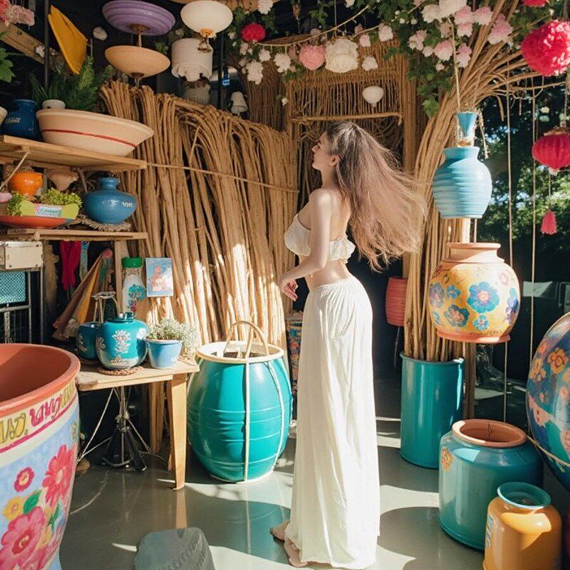 新品2025超火拍照抹胸背心x半身裙套装度假海边氛围感连衣裙绝美