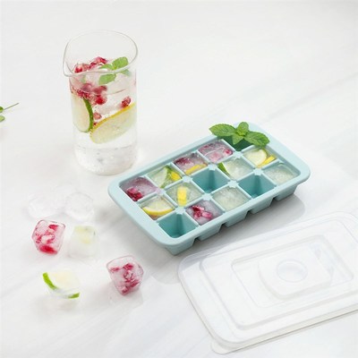 极速Siliconfe Ice Cube Tray 15 Cavities Ice Cubes Baking Mol