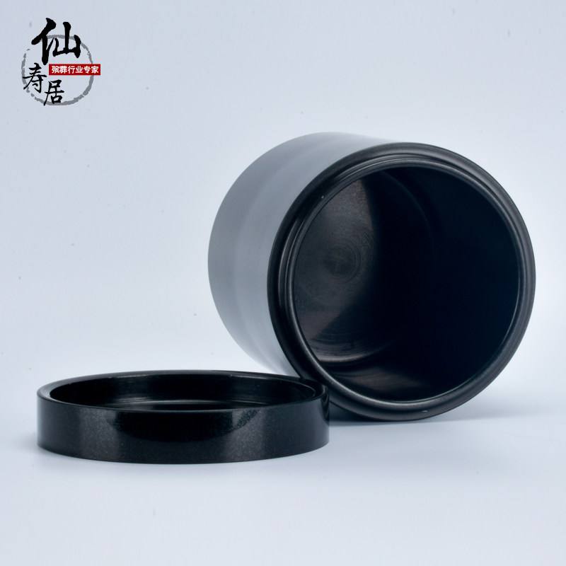 新品花岗岩汉白玉素面直桶骨w灰坛骨灰罐子盅陶瓷石头大理石骨灰