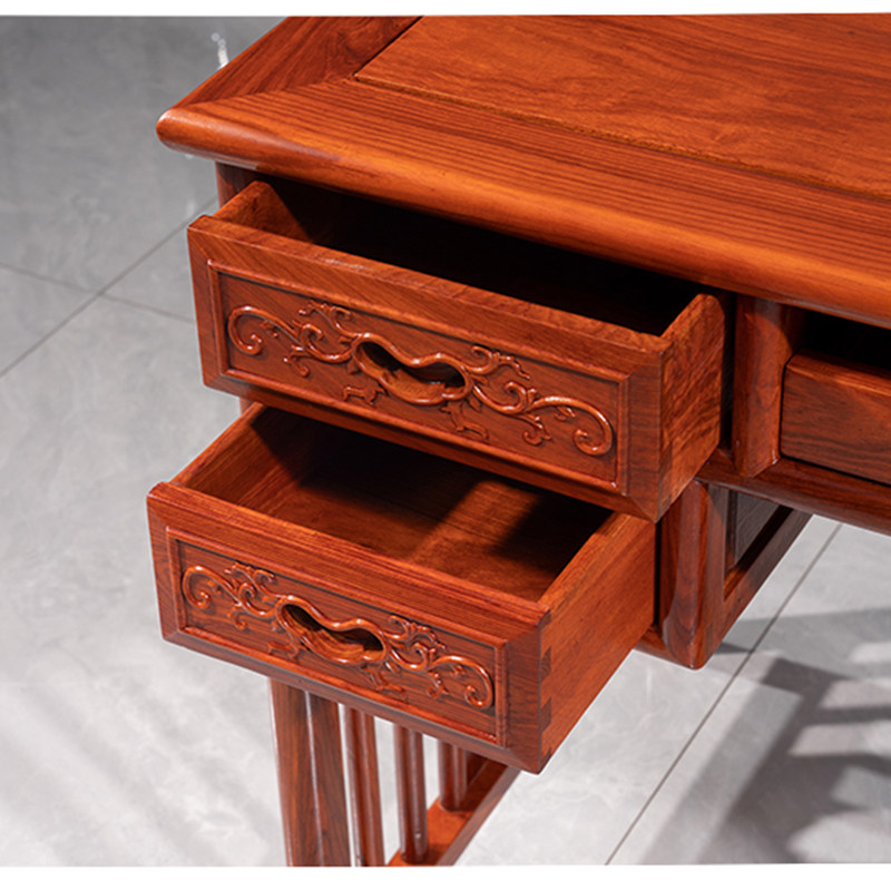 极速红木花梨木小l书桌实木家具办公电脑中式刺猬紫檀写字台学习,住宅家具,红木书桌,淘宝优惠券,粉丝福利购,淘宝优惠卷