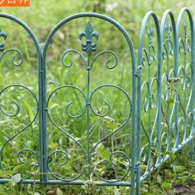 极速新品新厂促花园铁复古爬藤花支架F小篱笆隔断栅栏草坪护栏围