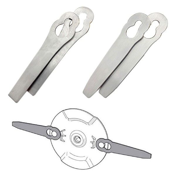 极速10-100pchs Metal Grass String Trimmer Head Blade Replace