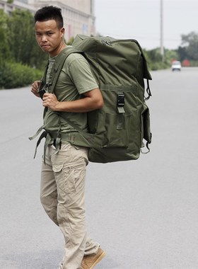 极速125L超大容l量户外防水登山迷彩包双十一158托运旅行搬家务工