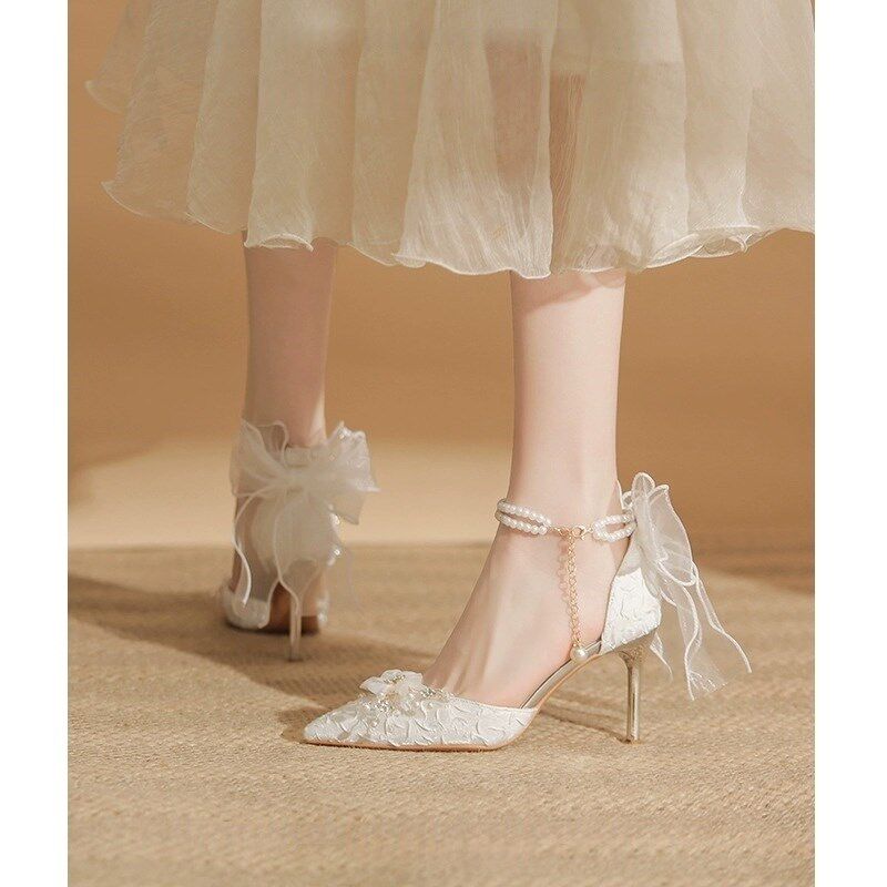 极速高跟鞋女e2026新款18岁成年礼单鞋配礼服不累脚秀禾主婚纱两