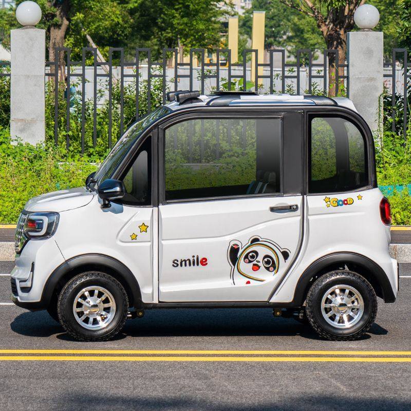 极速四轮电动车家用小型女士接送孩子代步车新能源老W头乐四轮电