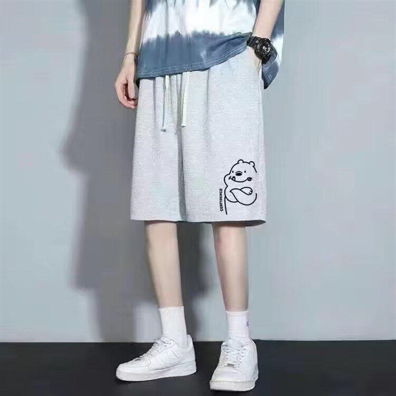 极速加肥加大短裤男夏季休闲运动裤E肥佬宽松阔腿大裤衩特大码五