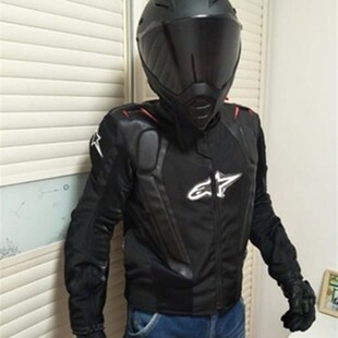 极速l2修17秋冬新款皮摩0托车骑D行皮衣外套机车夹克身兜帽皮衣赛