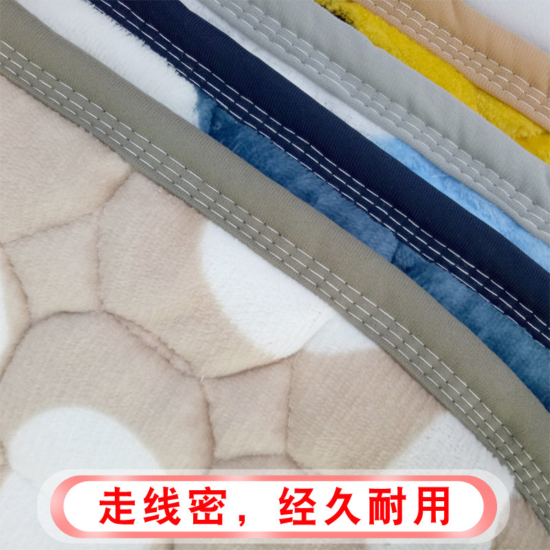 极速床垫学生宿舍单人薄款法兰绒A上下铺软垫加厚家用可折叠水洗