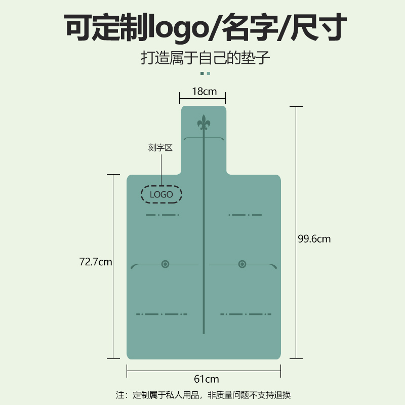 极速普拉提核心床j垫吸汗防滑大器械床垫子天然橡胶瑜珈床保护垫