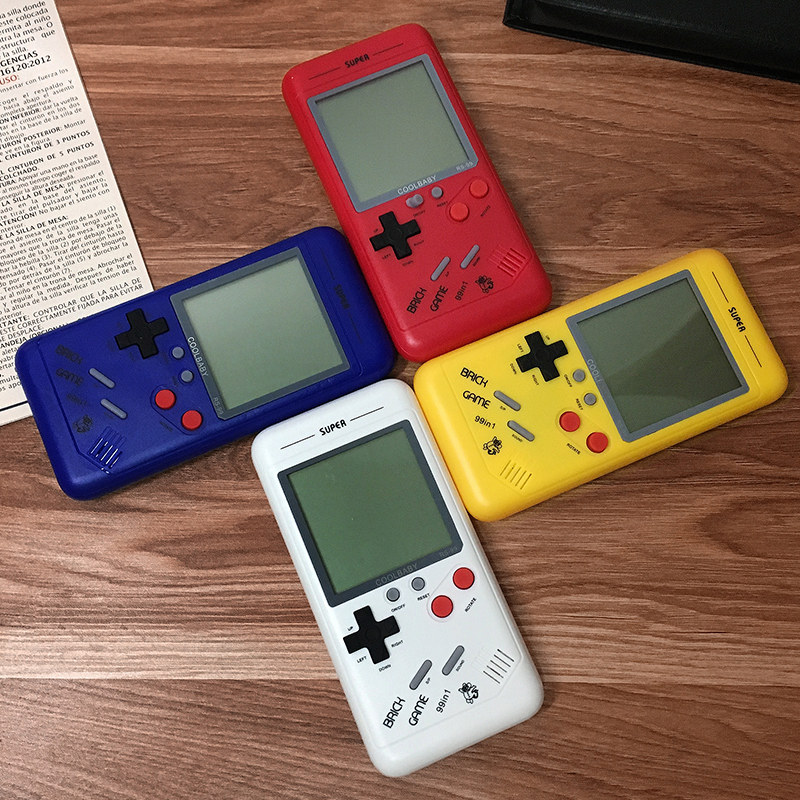 极速李现同款俄罗k斯方块游戏机经典大屏掌上老式儿童怀旧款小型