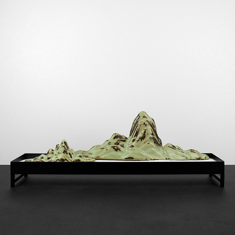 极速现代简约新中式家居饰品铁艺陶瓷假山托N盘样板房酒店桌面软,家居饰品,装饰摆件,淘宝优惠券,粉丝福利购,淘宝优惠卷