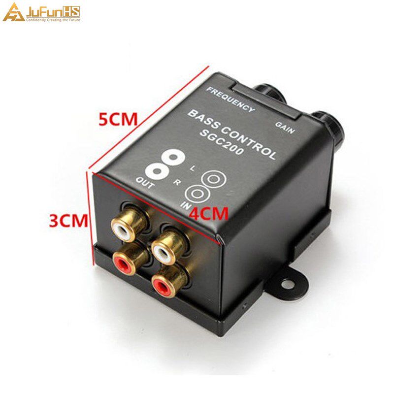 极速Car Remote Amplifier uBass Controller 2 RCA Gain Adjust