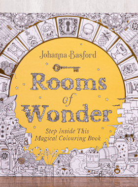 奇迹之屋涂色书Rooms of Wonder秘密花园系列成人减压大人涂色本