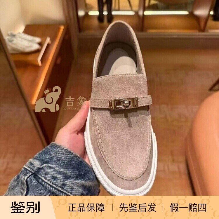 爱马仕2026新款山羊皮女乐福鞋