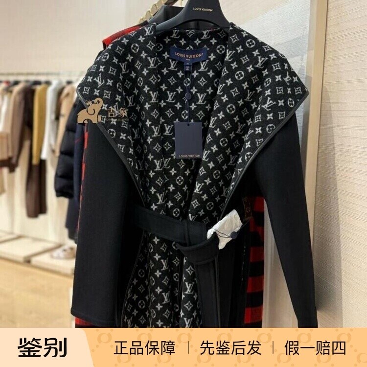LV路易威登Monogram提花短大衣
