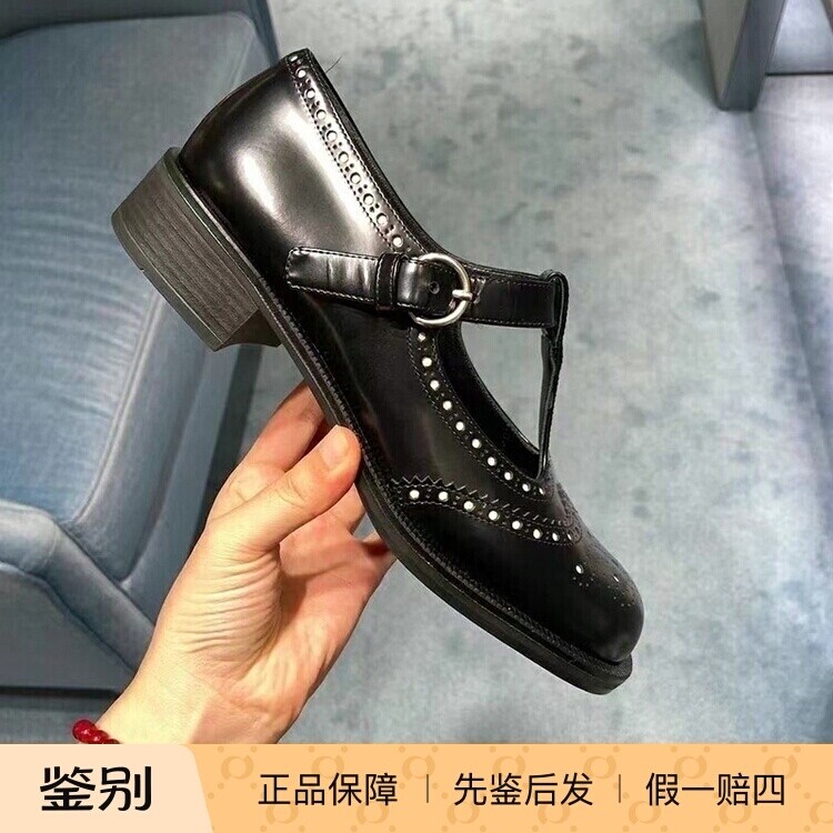 Miumiu时尚女士玛丽珍鞋乐福鞋